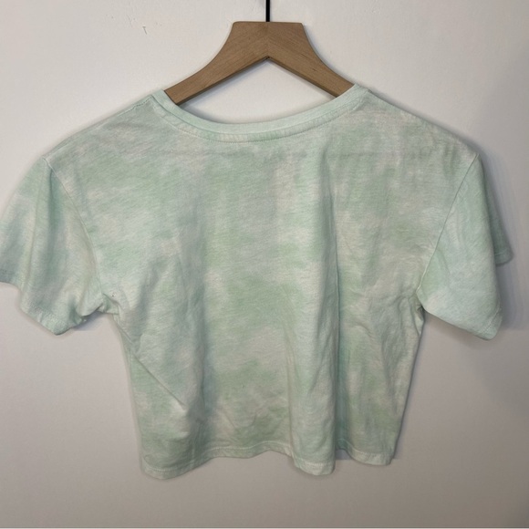 Care Bears Girl’s Good Luck Bear Short Sleeve Crop T-Shirt, Size Large (10/12) - Picture 2 of 3